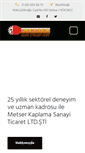Mobile Screenshot of metserkaplama.com